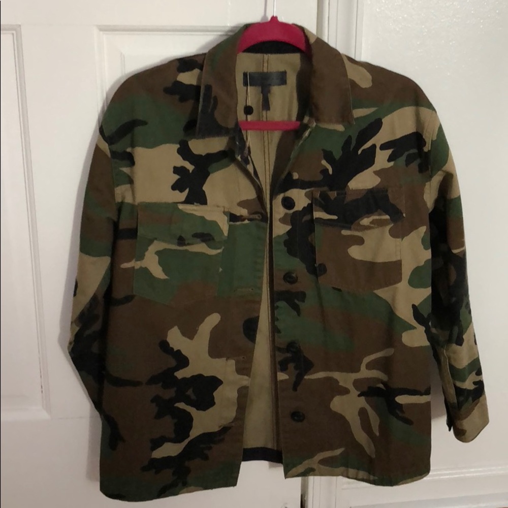 Rag & Bone Jean Camouflage Jacket